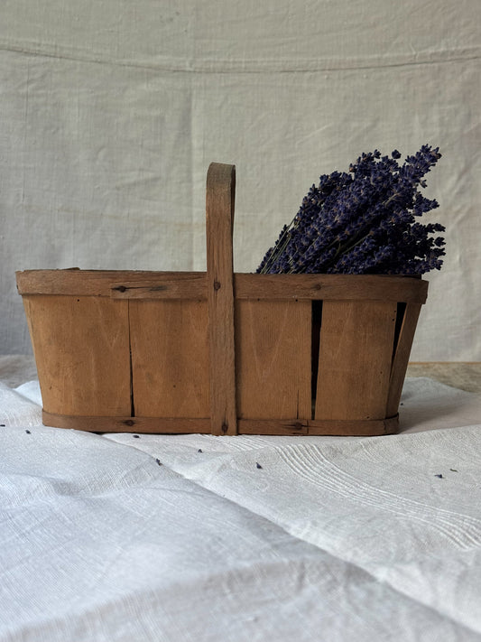 Antique French Bent Wood Berry Basket