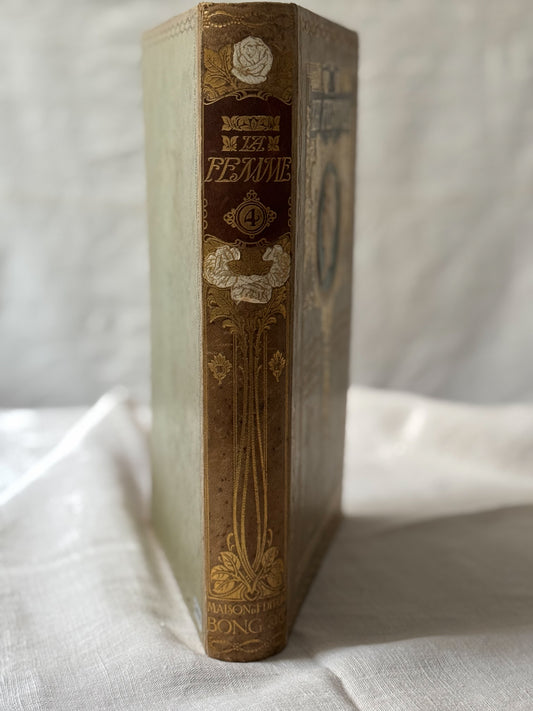 Antique French Art Nouveau Book “La Femme”