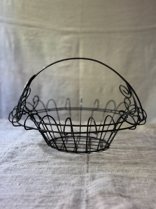 French wire planter basket