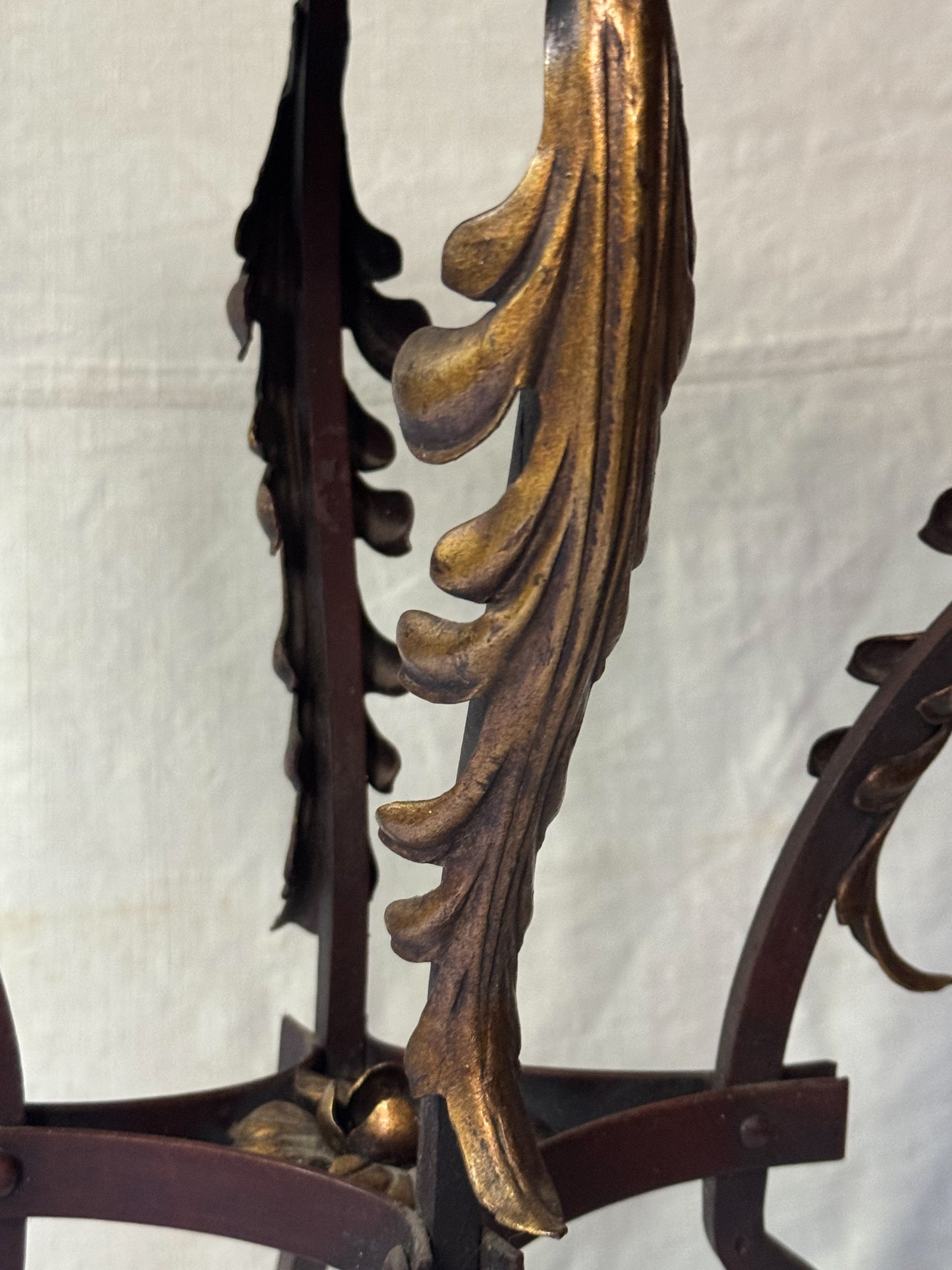 Vintage Marble Top Pedestal Table
