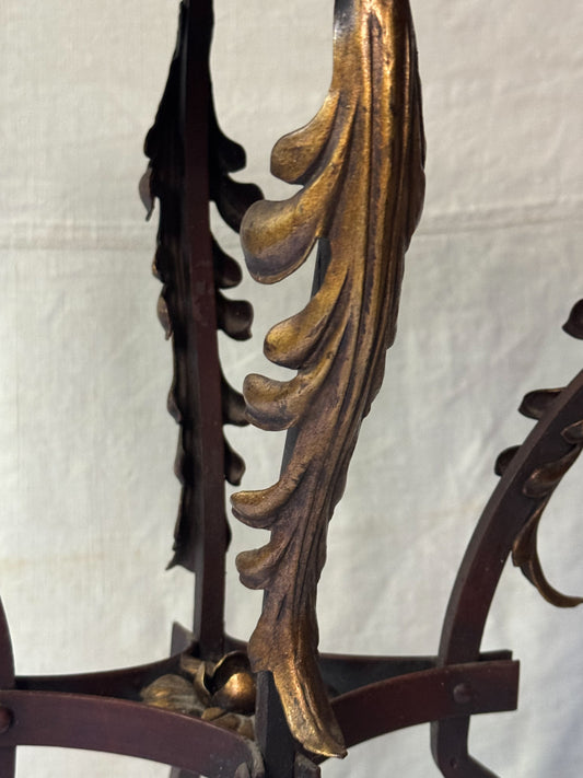 Vintage Marble Top Pedestal Table
