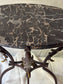 Vintage Marble Top Pedestal Table
