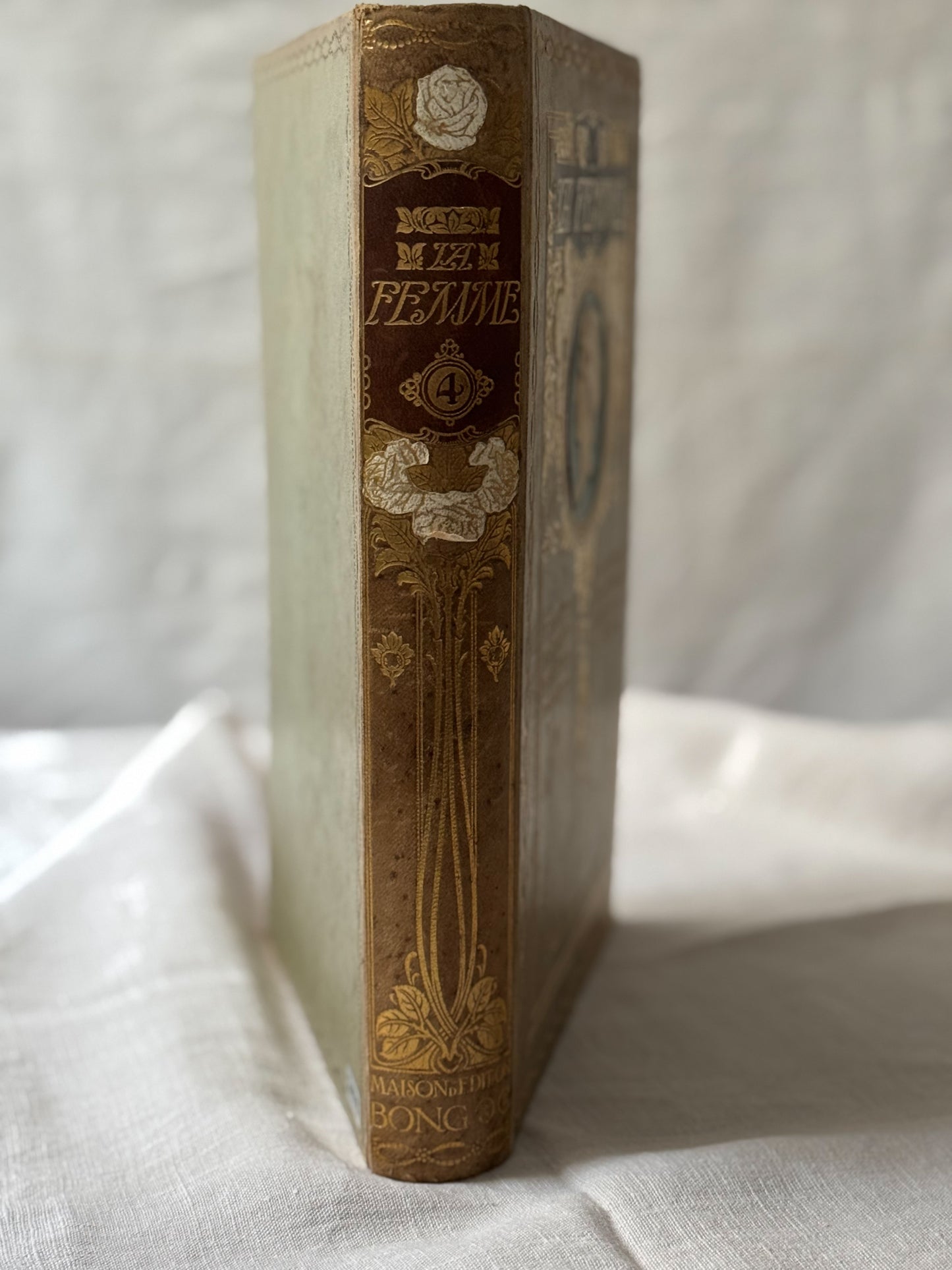 Antique French Art Nouveau Book “La Femme”
