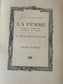 Antique French Art Nouveau Book “La Femme”