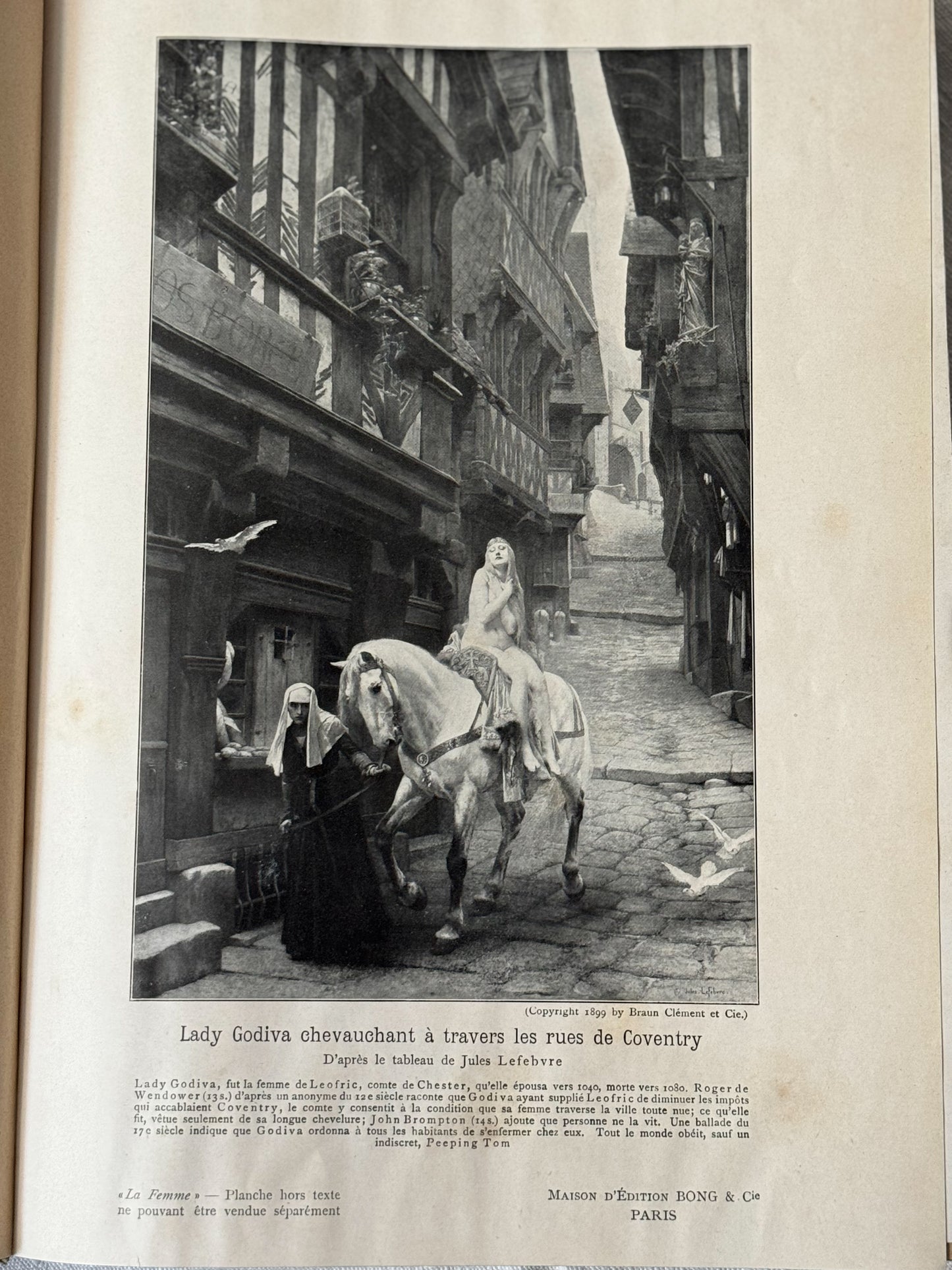 Antique French Art Nouveau Book “La Femme”