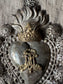 Antique sacred heart ex voto