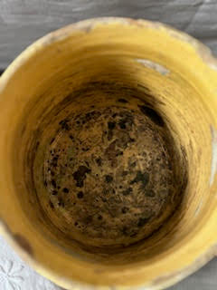 Antique Yellow Pot