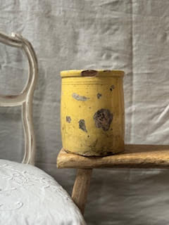 Antique Yellow Pot